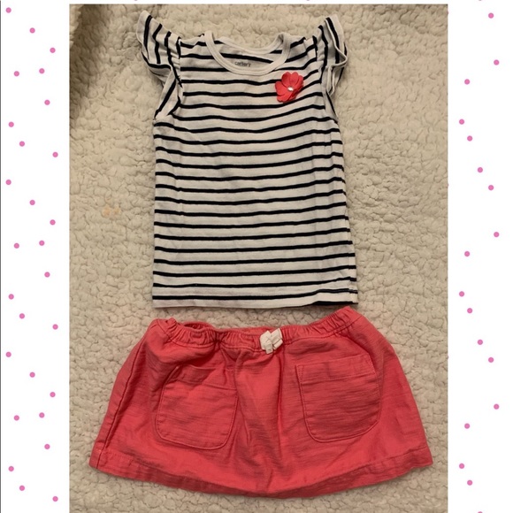 2 Baby Girl Outfits by Carters *BUY2GET2FREE!* - Picture 3 of 10